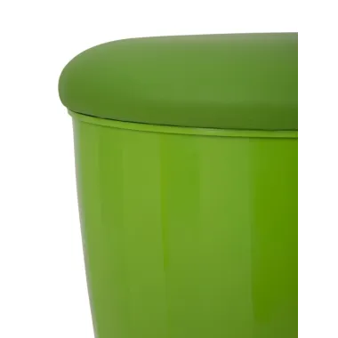 Stołek z pojemnikiem EASY Zielony Ø 38X45 cm (wymiary wewnętrzne Ø 36X41 cm)